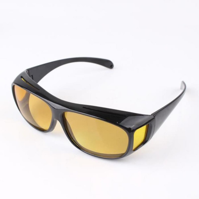Café Unisex Hd Goggle Lunettes Soleil Uv Protection Nuit Vision Conduite Nocturne + Cadeau Café Unisex Hd Goggle Lunettes Soleil Uv Protection Nuit Vision Conduite Nocturne + Cadeau