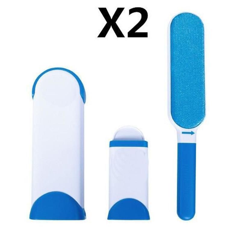 2x Brosse De Nettoyage Pinceau D'animaux De Compagnie Nettoyer Cheveux Poil Pour Fur Wizard 2x Brosse De Nettoyage Pinceau D'animaux De Compagnie Nettoyer Cheveux Poil Pour Fur Wizard