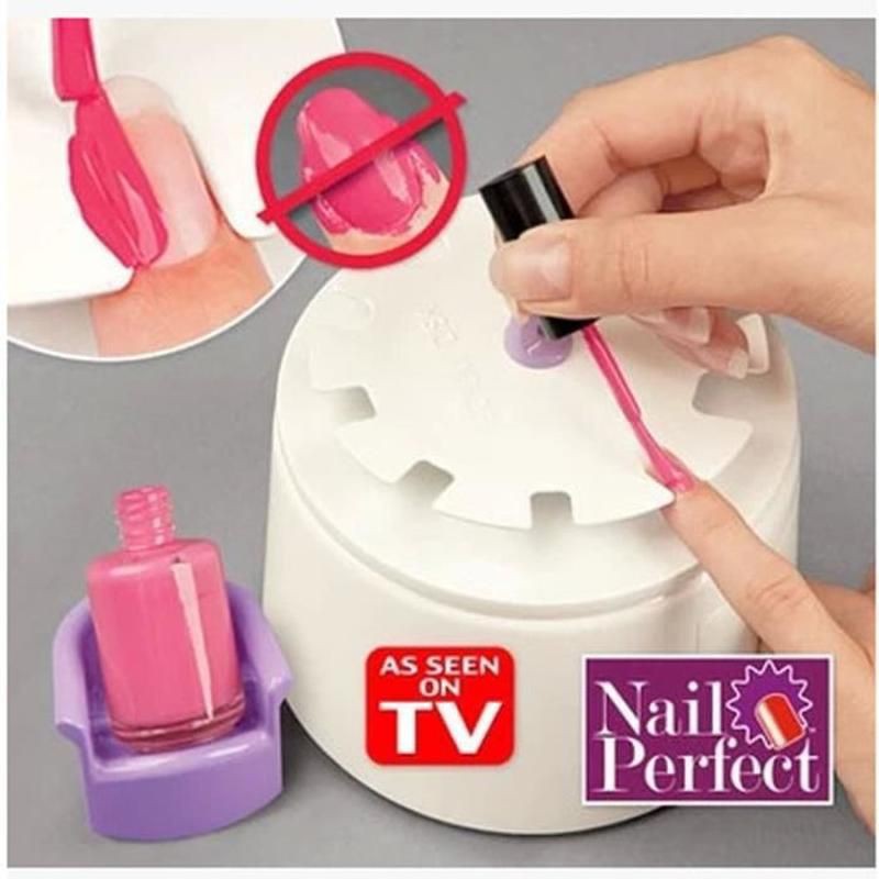 Manucure Home Nail Perfect Salon Appareil Application Vernis à Ongles + Stickers Manucure Home Nail Perfect Salon Appareil Application Vernis à Ongles + Stickers